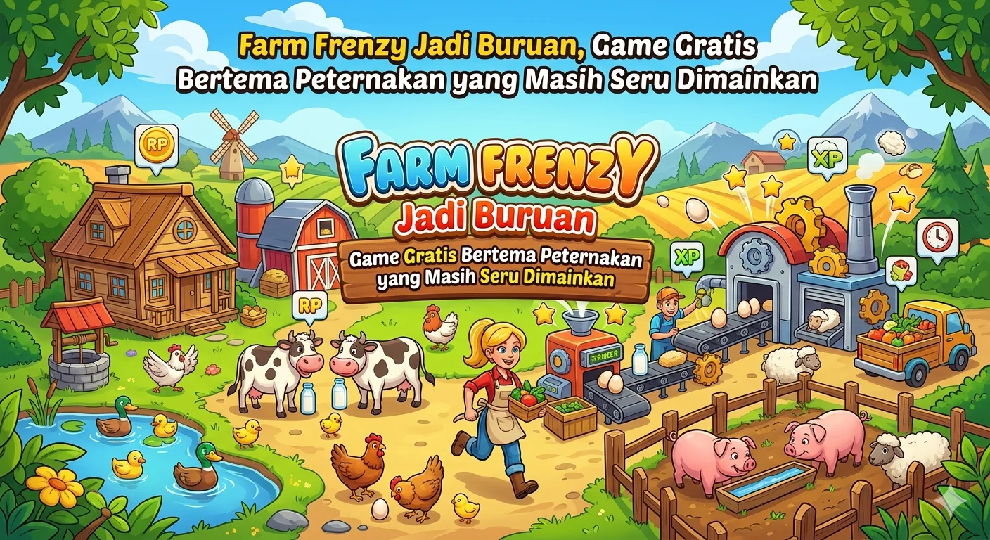 Farm Frenzy Jadi Buruan, Game Gratis Bertema Peternakan yang Masih Seru